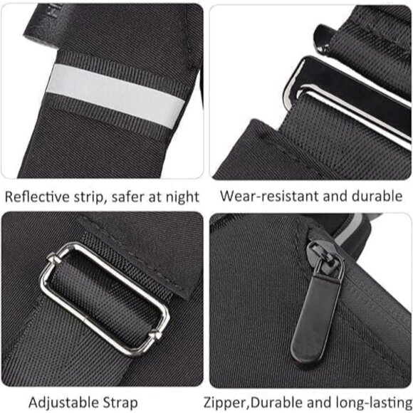 Travel Purse Oxford Cloth Small Anti Theft Crossbody for Women - Picture 6 of 8